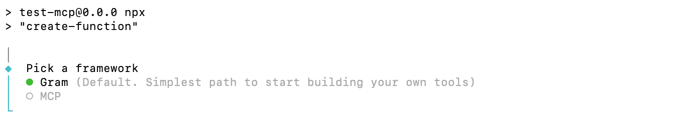 Choosing the Gram Framework